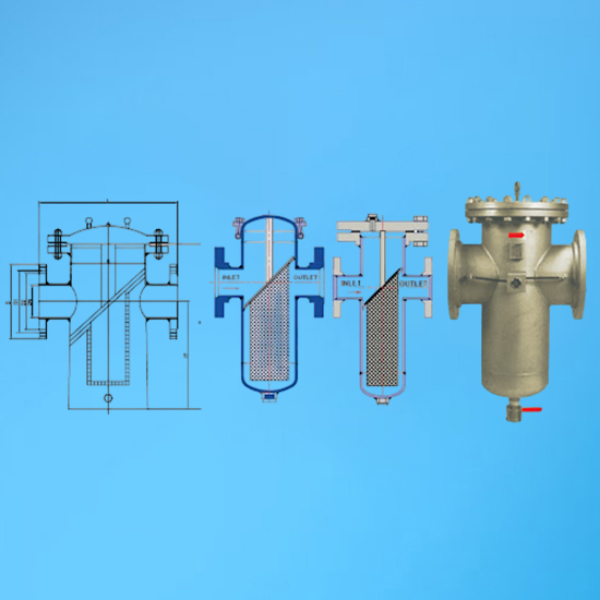 Industrial Basket Strainer Filter Manufactured by DA Engineering in Ahmedabad